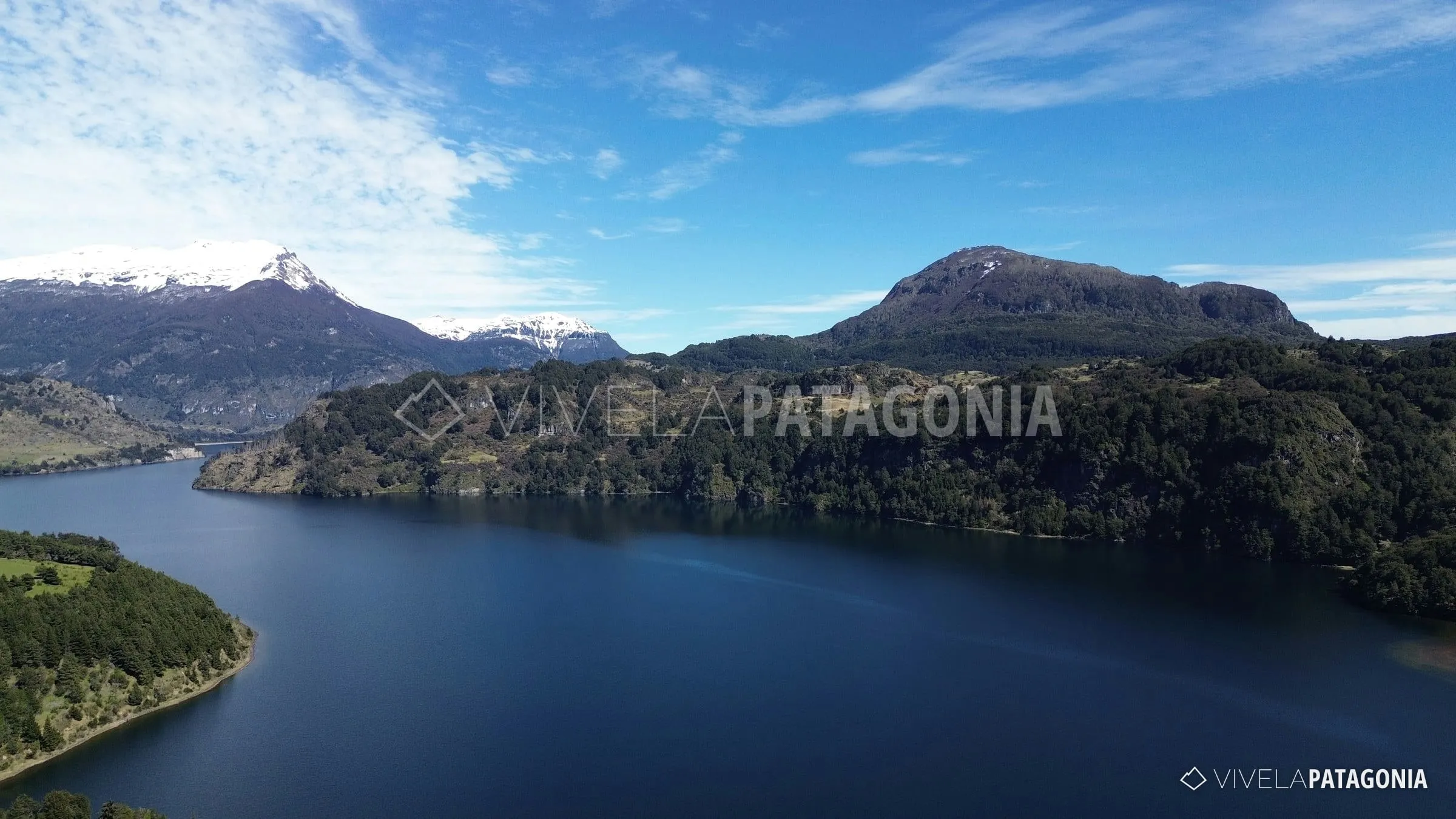 El Lago Elizalde y la cordillera, frente a la parcela · Parcela en venta · Lago Elizalde