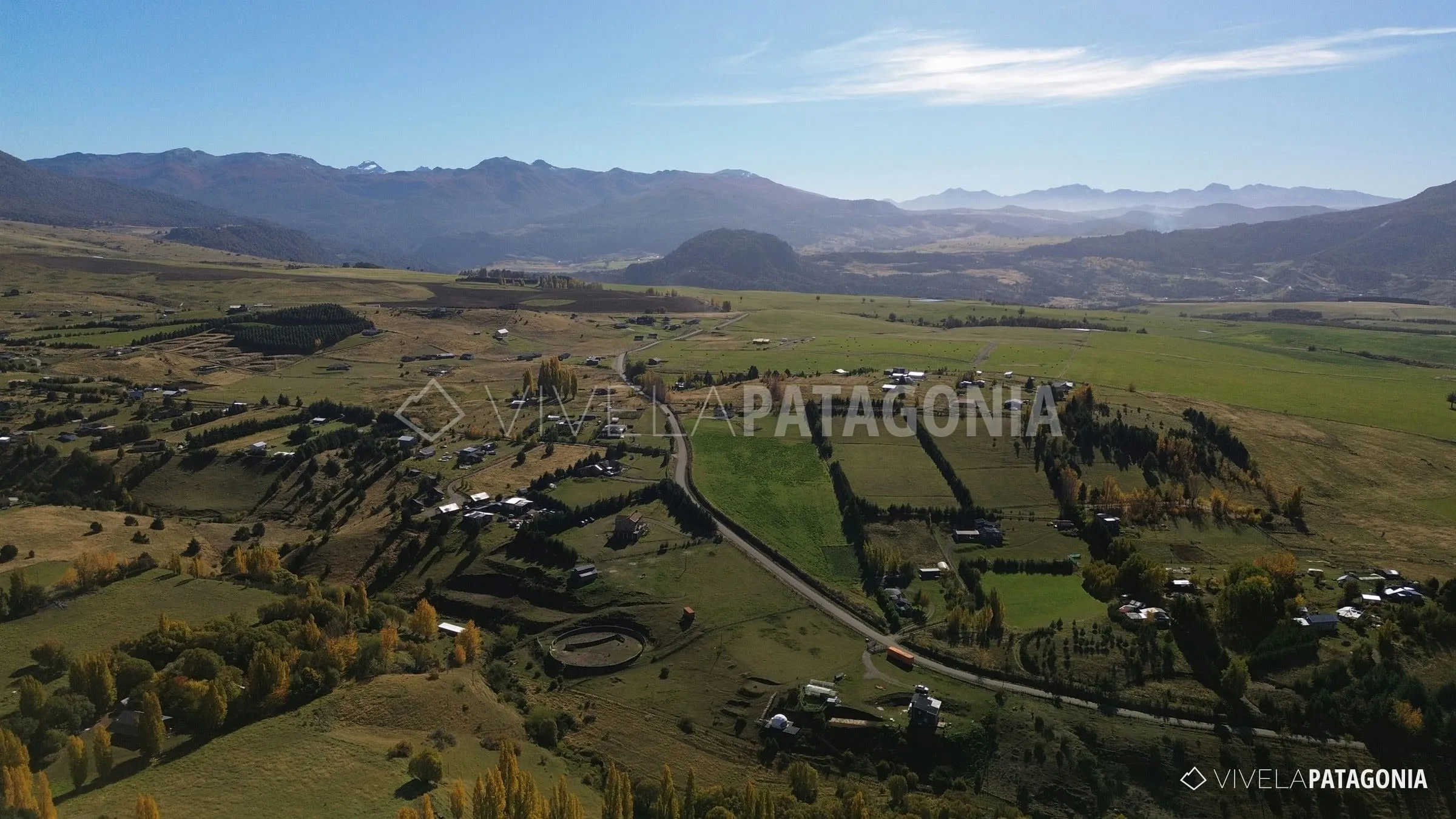 Campos y cordillera hacia el horizonte · Parcela en venta · El Claro · Huemules