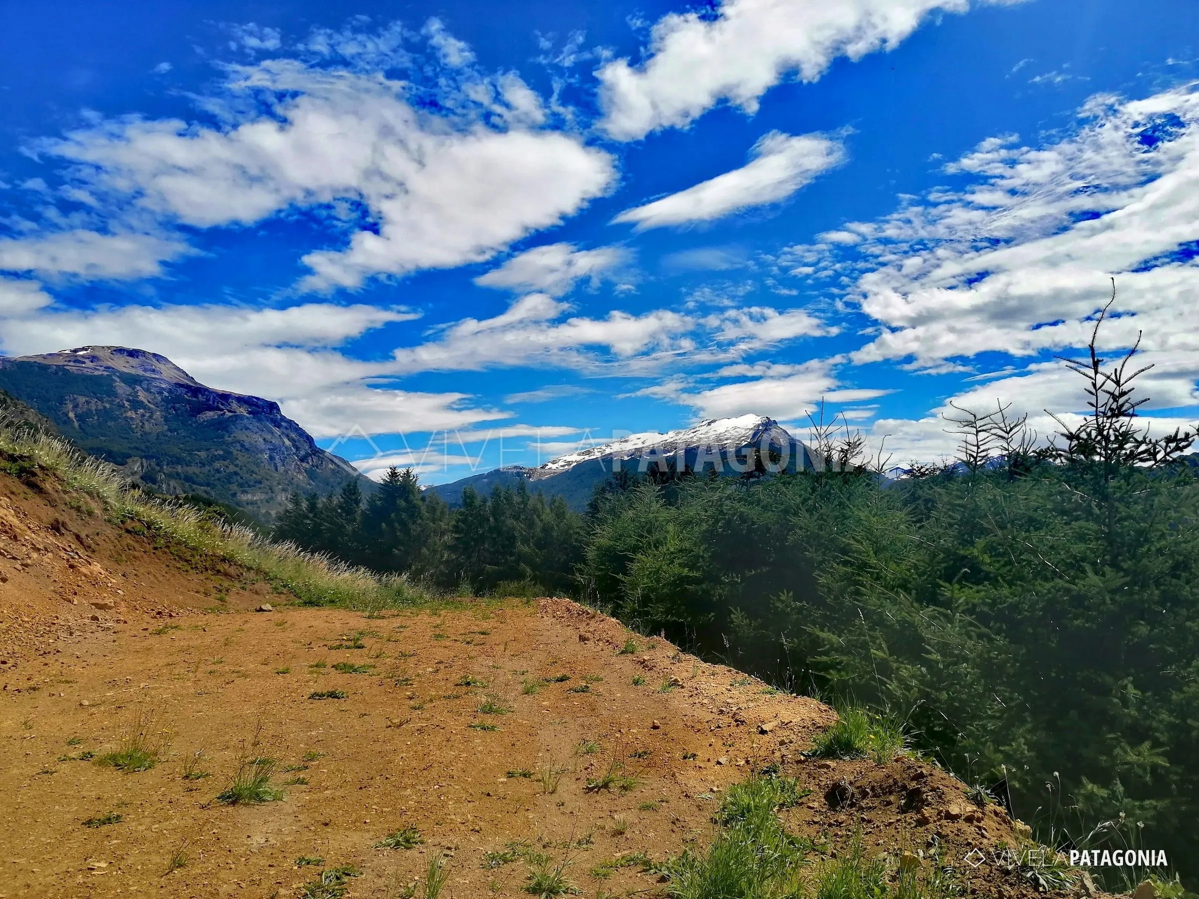 Desde la plataforma, el valle y la cordillera · Parcela en venta · Lago Elizalde