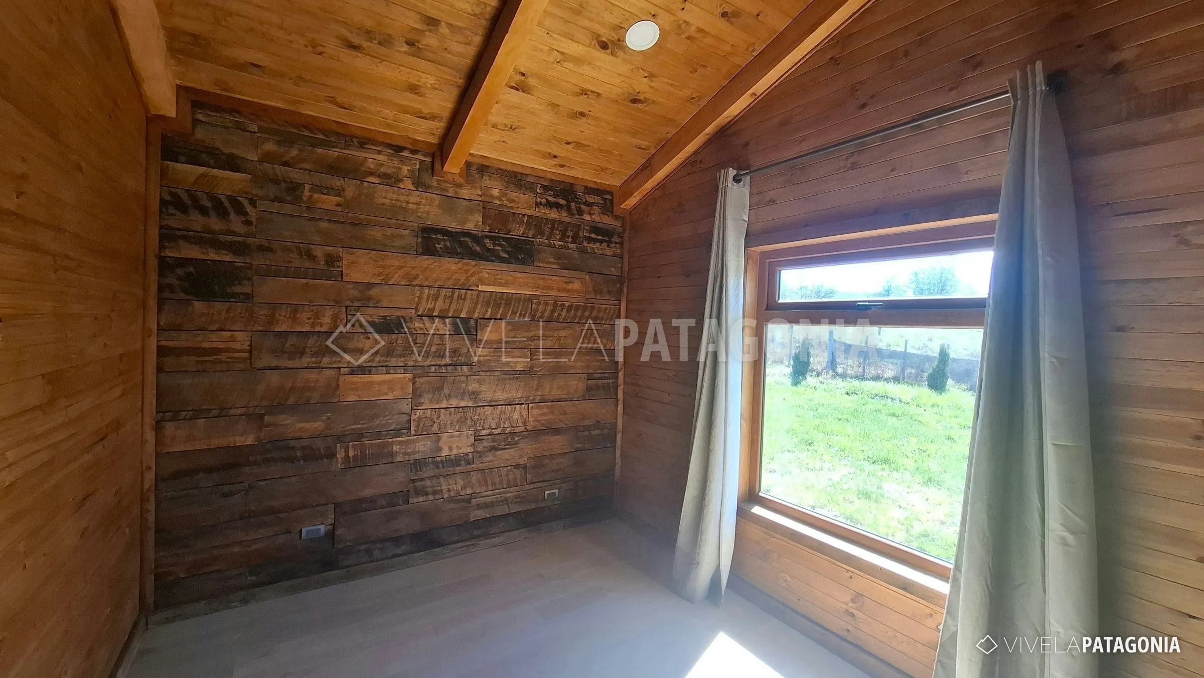 Segundo dormitorio con vista al campo · Casa en parcela en arriendo · Panguilemu
