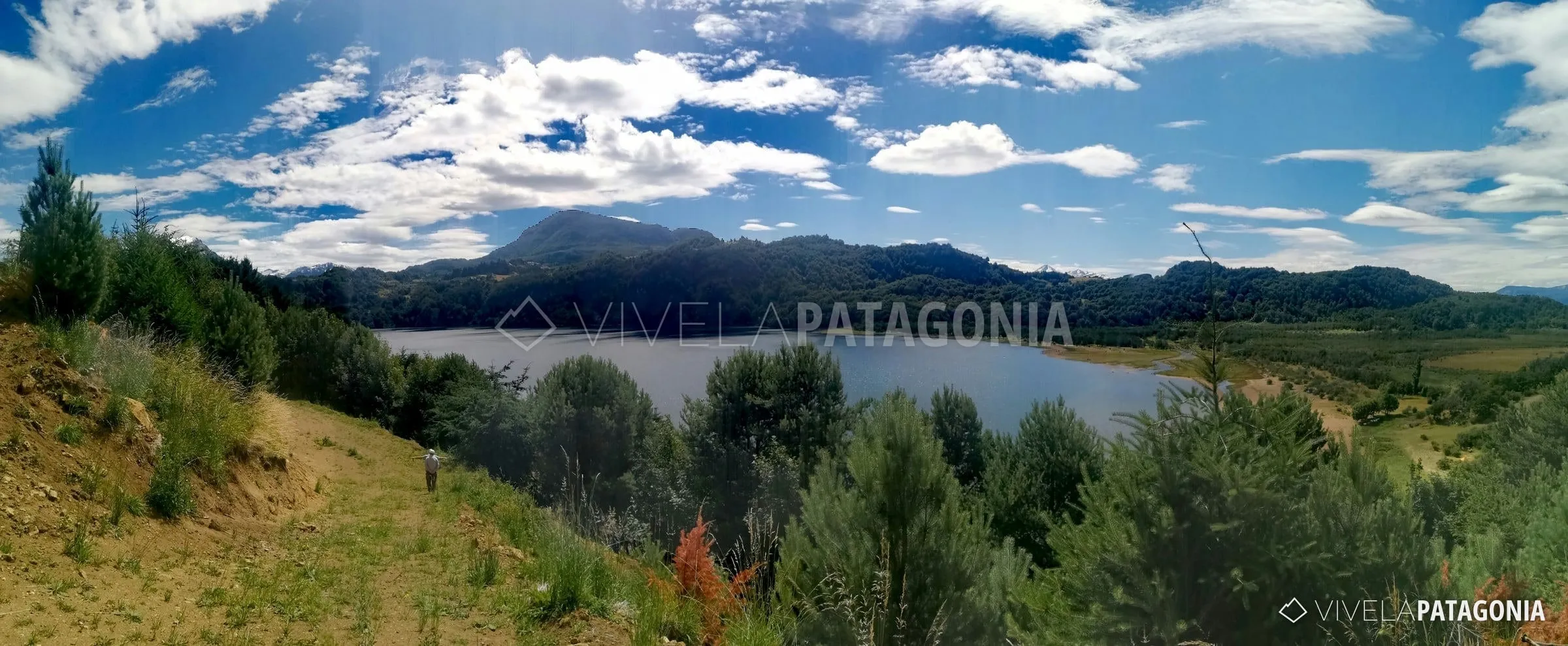 Vista abierta al Lago Elizalde · Parcela en venta · Lago Elizalde