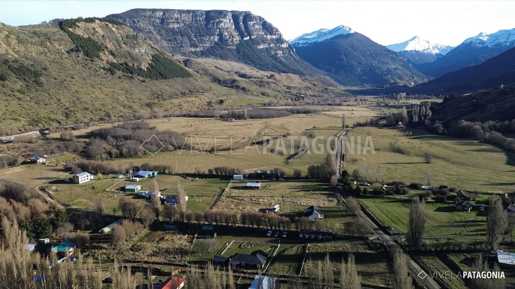 Vista aérea · Casa en parcela en venta · El Claro · Huemules