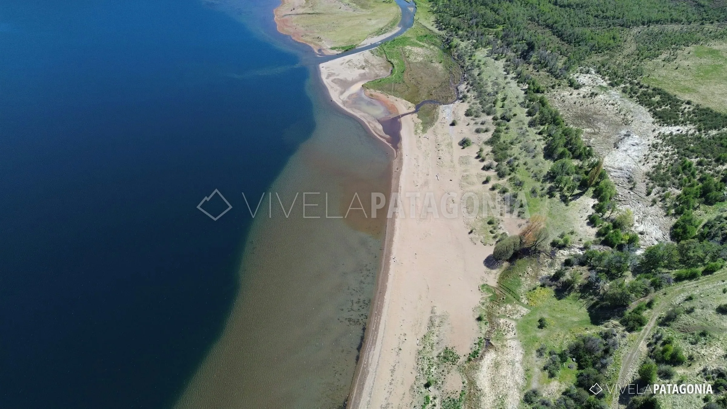 Playa de arena del Lago Elizalde · Parcela en venta · Lago Elizalde
